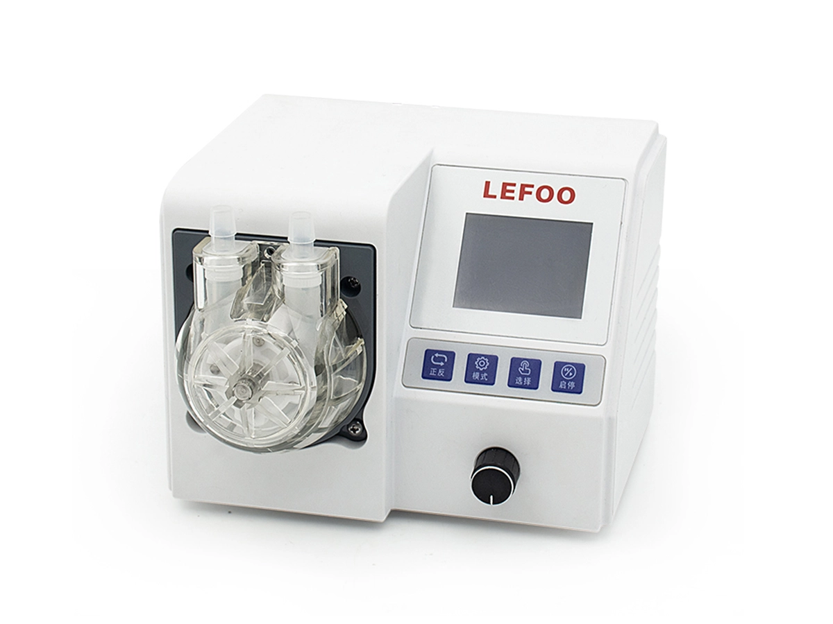 Hız kontrolü ve ekran LFPC302ST ile peristaltik pompa